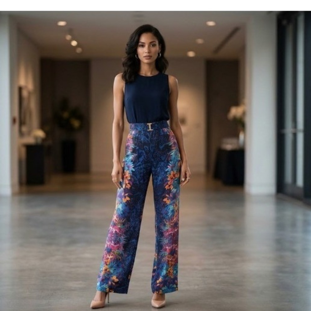 Bcbg Max Azria Dress Pants Blue XS Work Pant